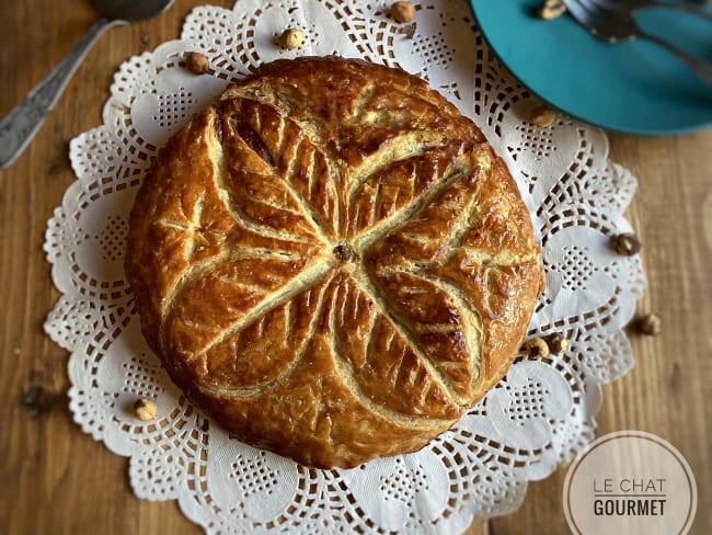 Galette des rois à la frangipane de noisettes