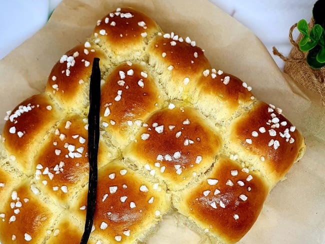 Brioche butchy au mascarpone et à la vanille