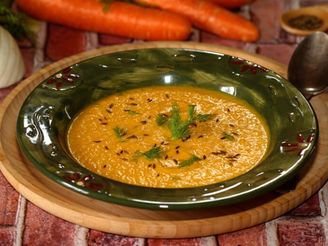 Velouté de fenouil, carottes et orange, une saveur qui change !