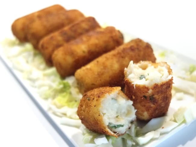 La recette des croquettes de morue (croquetas de bacalao)