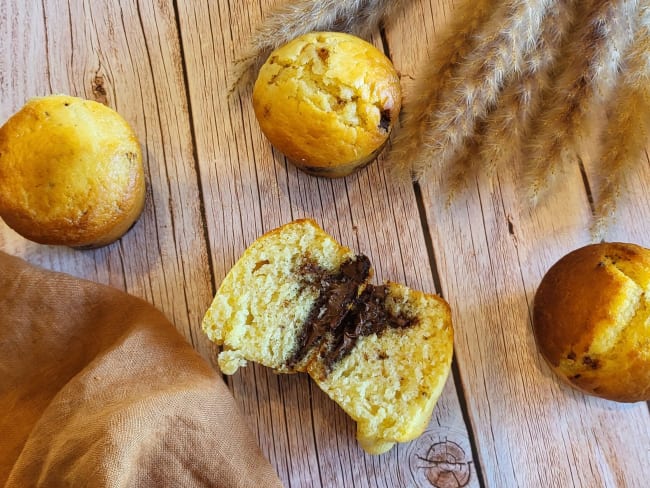 La recette facile des meilleurs muffins au coeur Nutella
