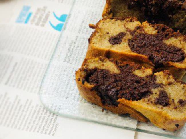 Gâteau marbré sans gluten et sans lactose pour le goûter