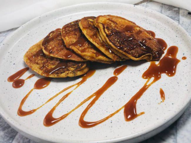 Pancakes proteinés sans œuf, sans gluten et sans lactose