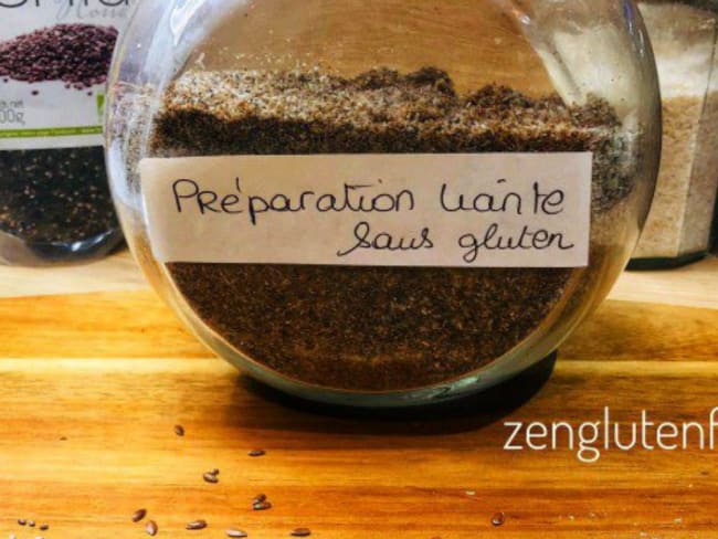 Préparation liante sans gluten pour sauces et plats cuisinés