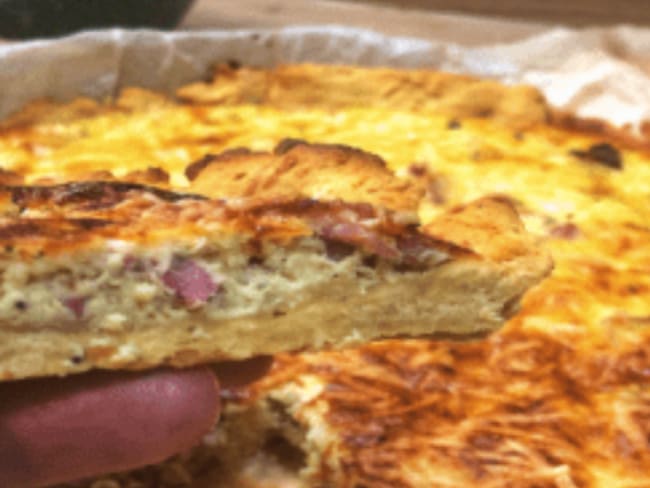 Quiche Lorraine revisitée sans gluten