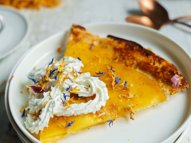 Tarte tatin à la mangue, sans gluten