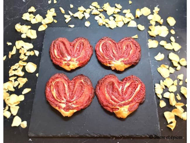 Coeurs feuilletés pour la Saint Valentin