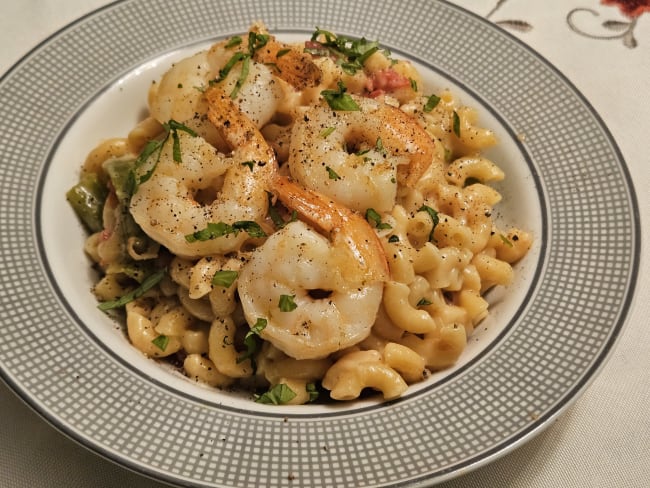 Macaroni à la fondue italienne