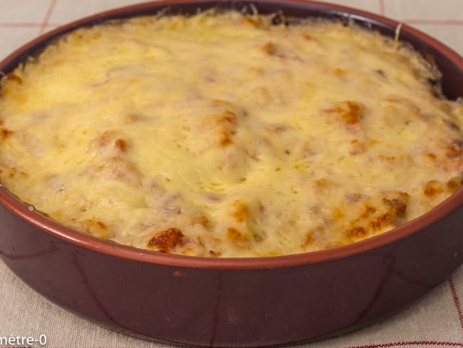 Chicken florentine casserole : un gratin au poulet et aux épinards 