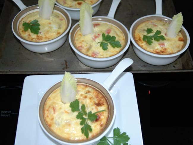 Flans aux endives