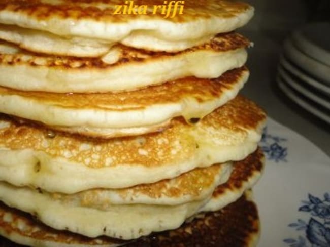 Des pancakes au petit suisse