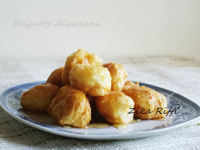 Beignets alsaciens "fasenachtskiechles" pour le carnaval