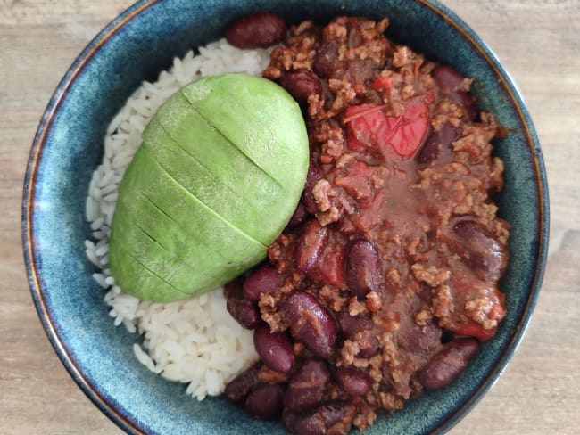 Chili con carne traditionnel comme au Texas