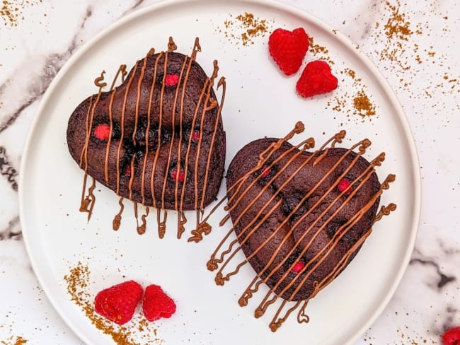 Brownies à la poudre d'amande ultra moelleux pour 2 amoureux