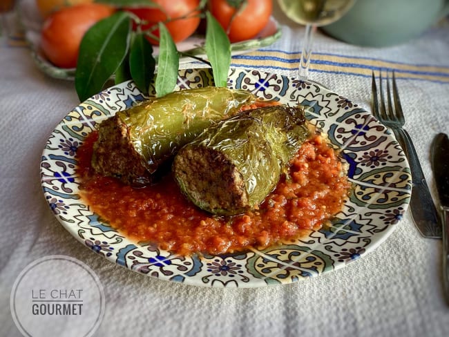 Poivrons farcis à la tunisienne "Felfel mehchi"