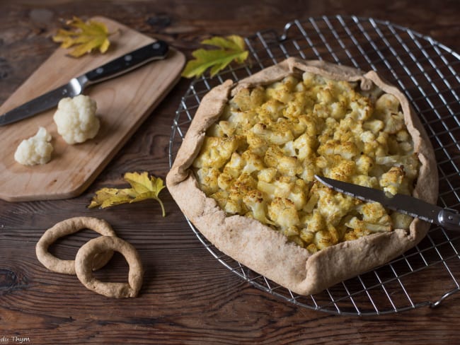 Tarte au chou fleur et curry