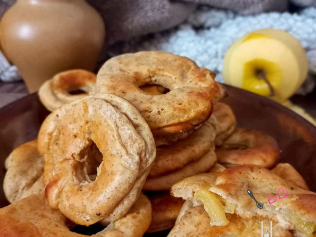 Beignets aux pommes sain