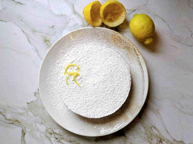 Fondant au citron doux et velouté