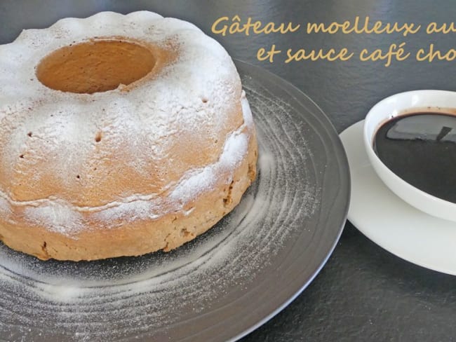 Gâteau moelleux au café et à la poudre d'amande