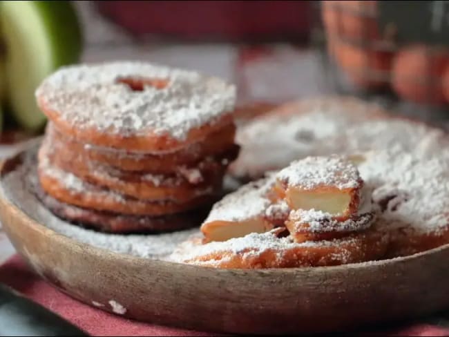 Beignets aux pommes d'après la recette de Philippe Etchebest