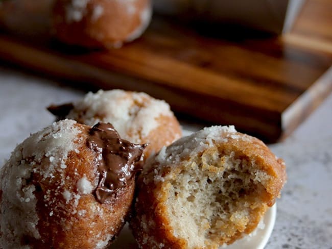 Petits beignets sans gluten sans lait sans oeuf