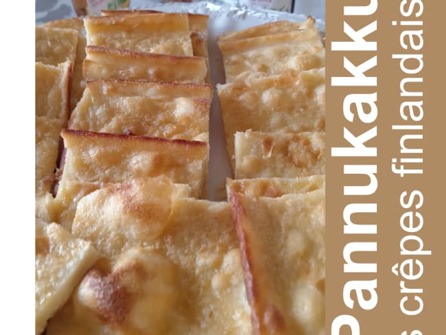 Pannukakku les crêpes finlandaises