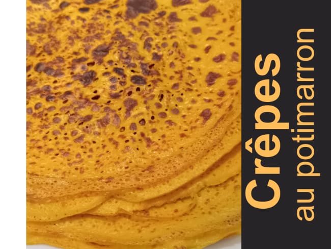 Crêpes au potimarron pour une chandeleur ensoleillée