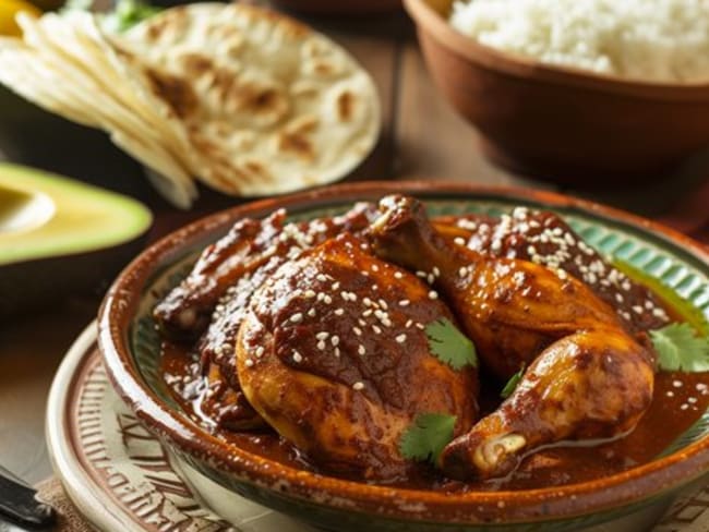 Poulet au Mole mexicain