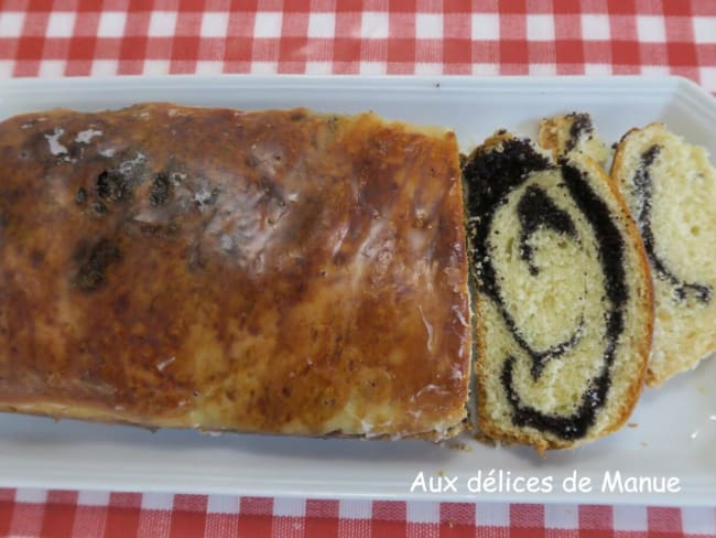 Makotch ou makowiec :une brioche polonaise roulée au pavot