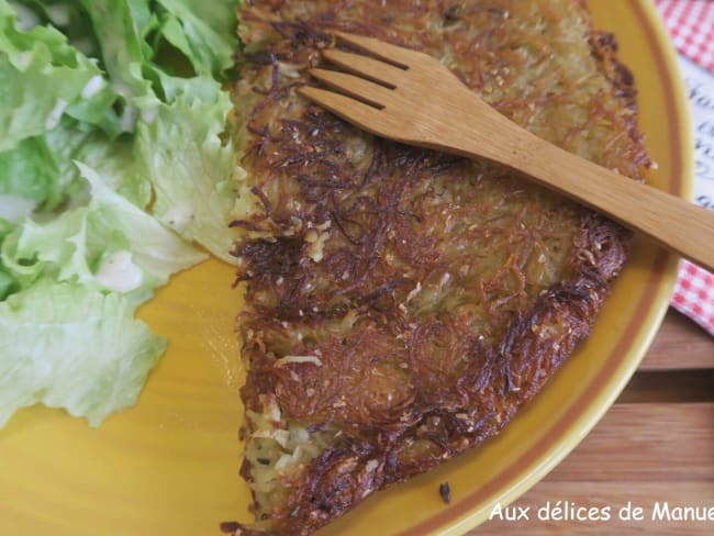 Pommes de terre darphin d'après la Cheffe Chloé Charles