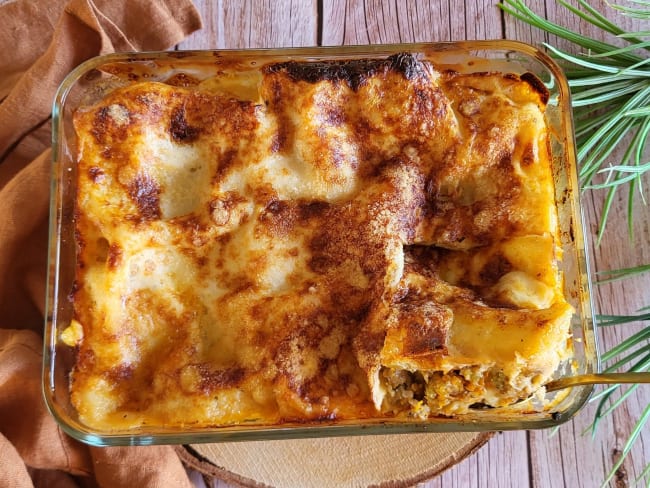 Lasagnes butternut saucisses