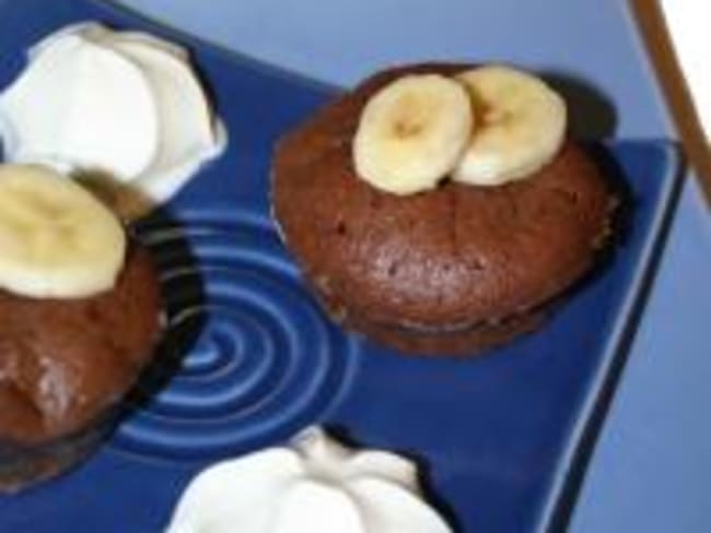 Petits fondants chocolat banane