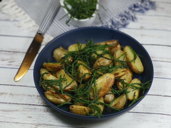 GRENAILLES SAUTÉES AUX SALICORNES , la cuisine de Dany