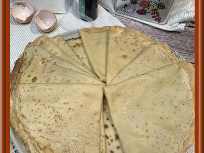 Des crêpes selon la recette de Pierre Hermé