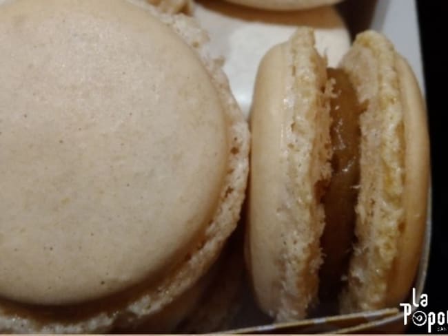 Macarons au café