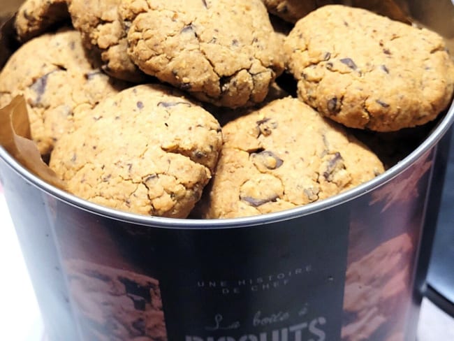 Cookies au beurre de cacahuètes noisettes et chocolat