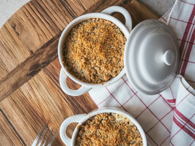 Crumble de Poireau et parmesan