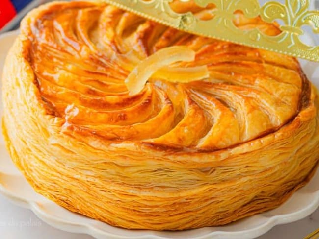 Galette des rois frangipane amande citron