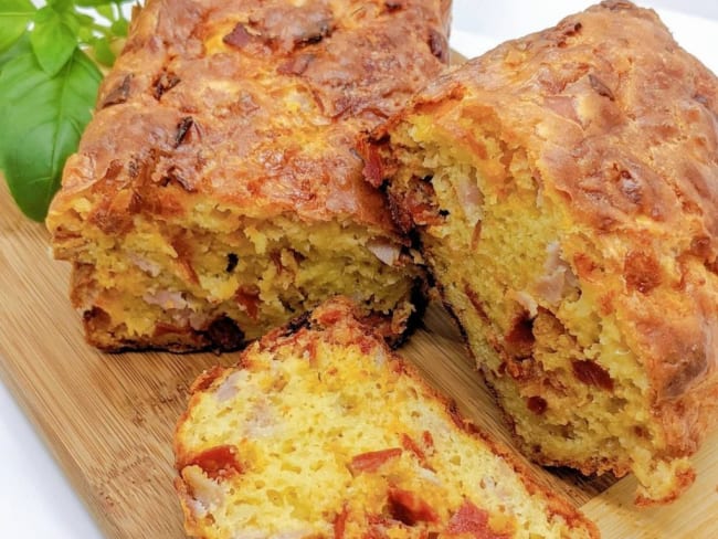 Cake Au Chorizo Bacon