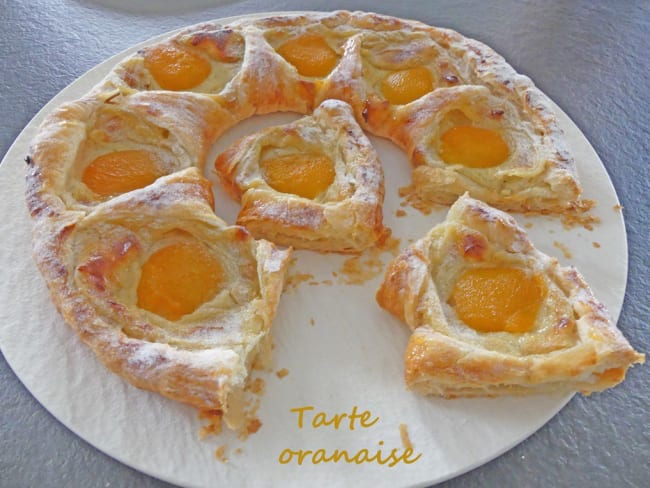 Tarte oranaise aux abricots