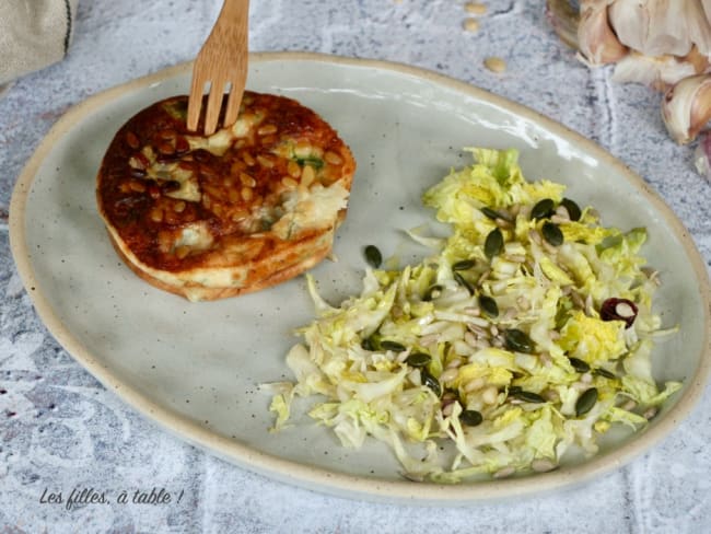 Clafoutis à la cima di rapa et au gorgonzola