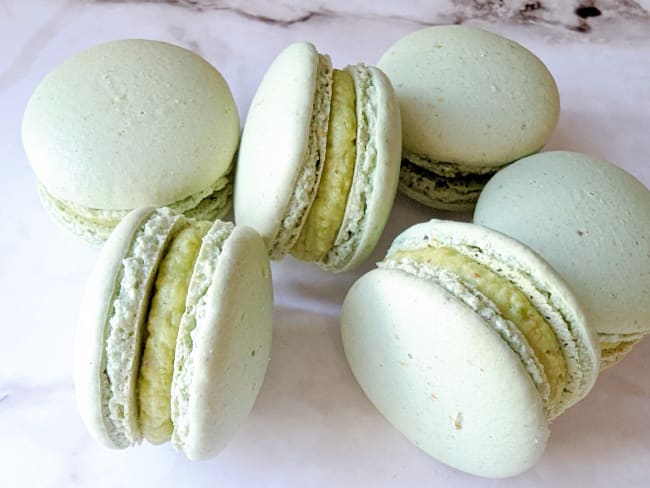 Macarons à la pistache de Christophe Felder