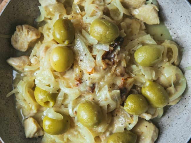 Poulet Yassa à la moutarde et olives