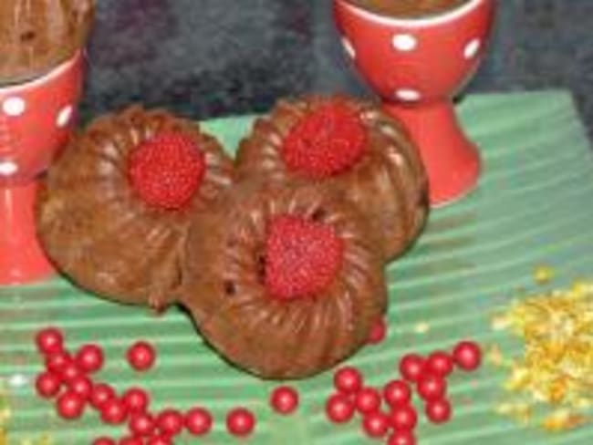 Petits Kouglofs au Chocolat