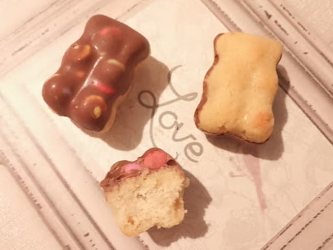 Les petits cookies oursons aux Smarties et chocolat au lait