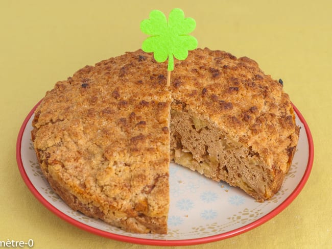 Apple crumble cake, gâteau irlandais