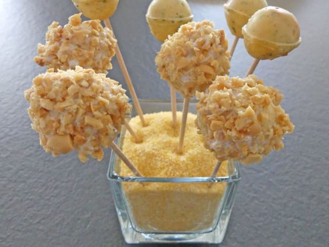 Cake pops salés pour l'apéritif