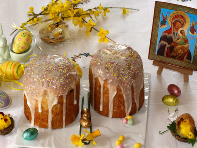 Kulich ou koulitch : la brioche de Pâques orthodoxe russe