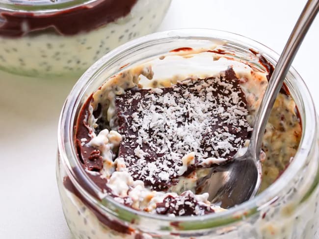 Pudding de chia healthy façon Bounty