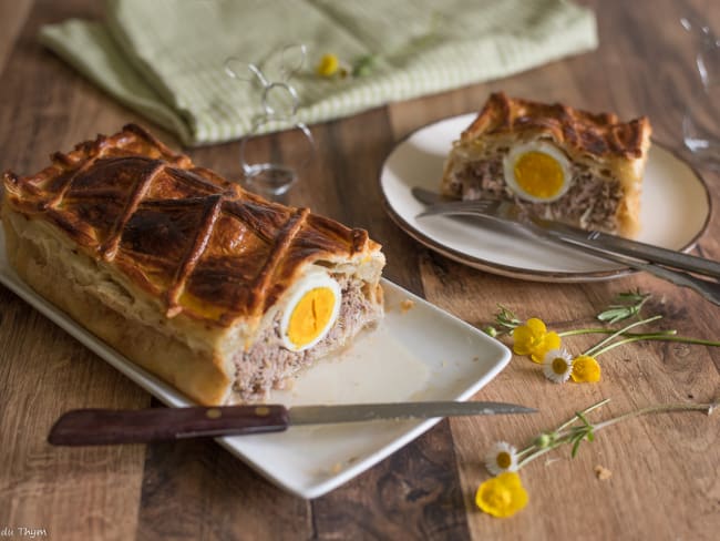 Pâté de Pâques berrichon maison - Recette par Flo/Au Fil du Thym